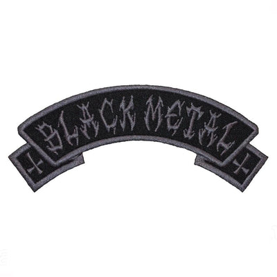 image kreepsville black metal arch patch