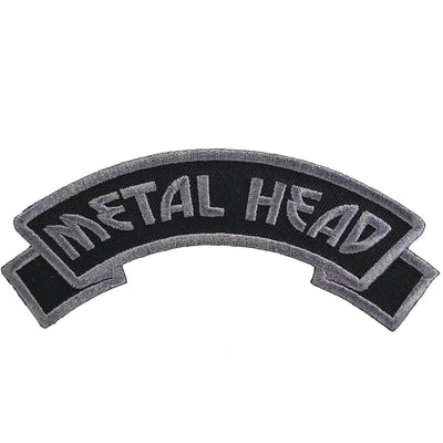 Image of Kreepsville 666 Metal Head Arch Iron On Patch