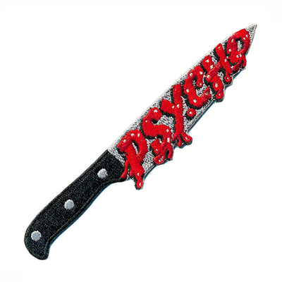 Image Kreepsville 666 Psycho Knife Iron On Patch