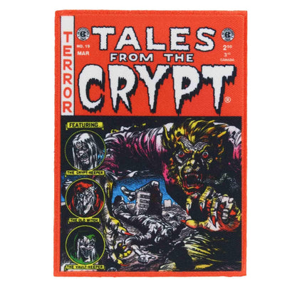 Image of Kreepsville 666 Tales From The Crypt Iron On Patch - Red