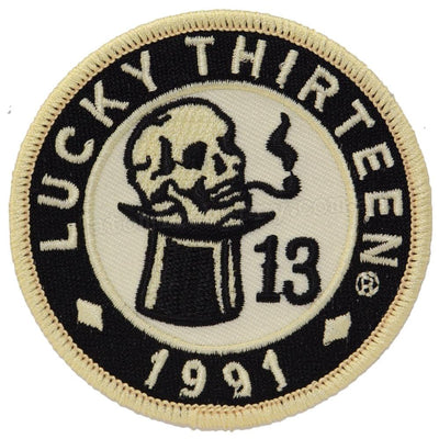 Image of Lucky 13 Smoking Skull Patch