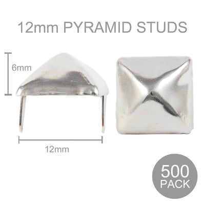 Main Image Pyramid Studs - 12mm Wide (Pack of 500)