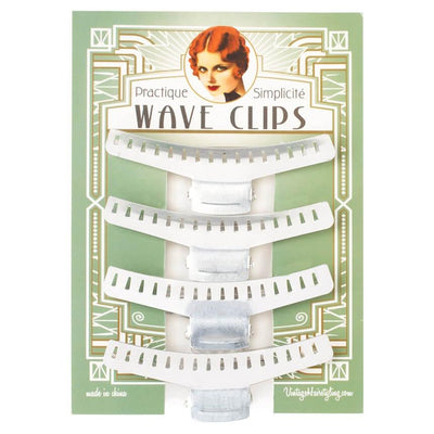 Image of Vintage Hairstyling Pratique Wave Clips (Pack of 4)