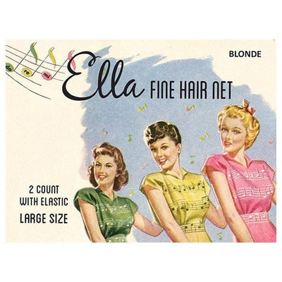 Image of Vintage Hairstyling Ella Hair Nets (Pack of Two) - Blonde