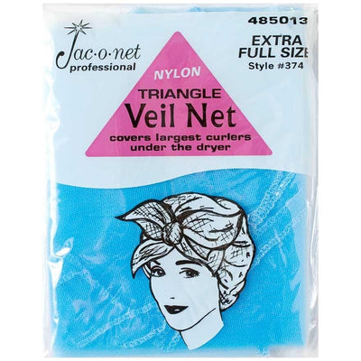 Image of Vintage Hairstyling Jac-O-Net Triangle Veil Net - Blue