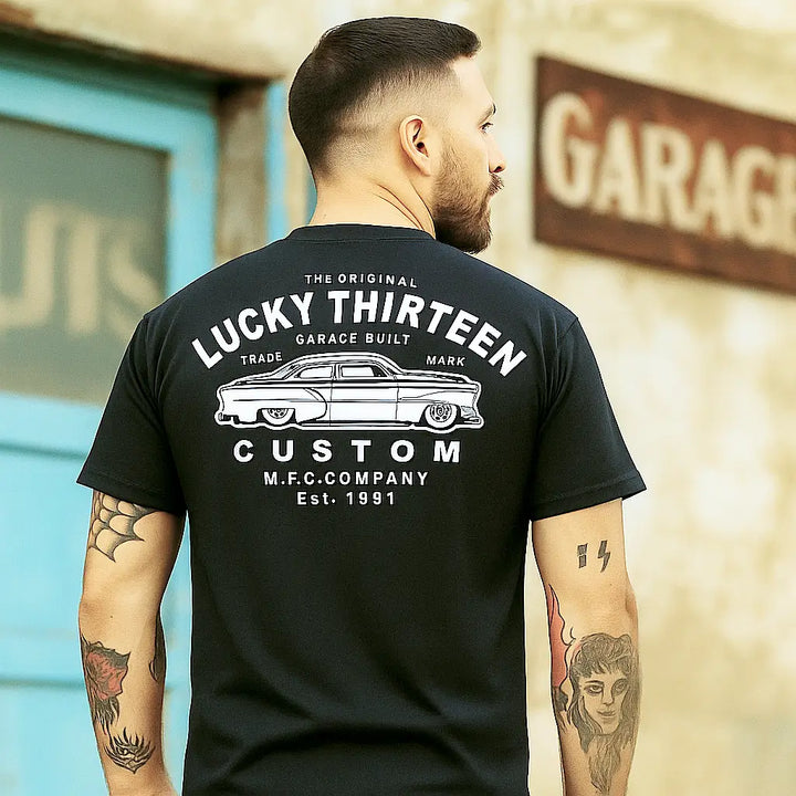 Garage Built Hot Rod T-Shirt – Lucky 13 Men's Tee