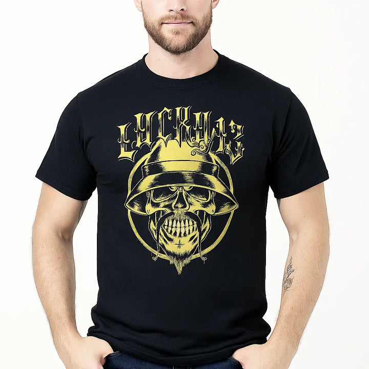Pachuco Skull Hot Rod T-Shirt – Lucky 13 Men's Tee
