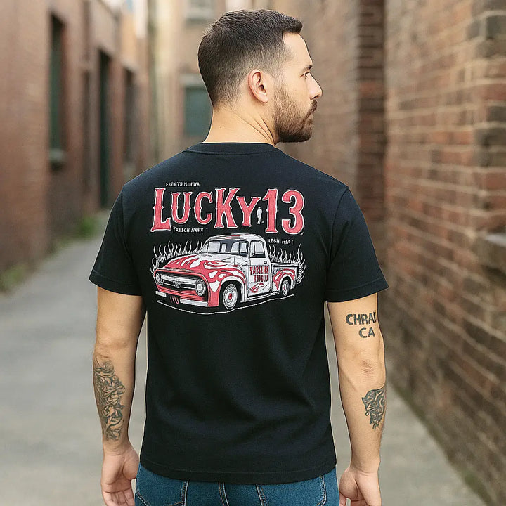 Fink 13 Hot Rod T-Shirt – Lucky 13 Men's Tee