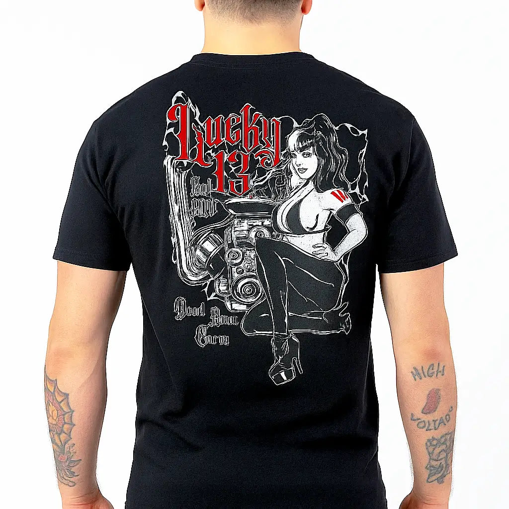 Dead Man's Curve Hot Rod T-Shirt – Lucky 13 Men's Tee