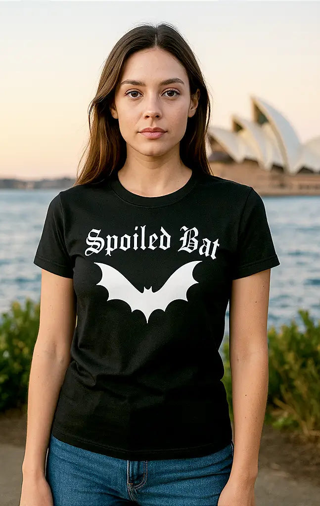 Pinky Star Women's Gothic T-Shirt - Spoiled Bat