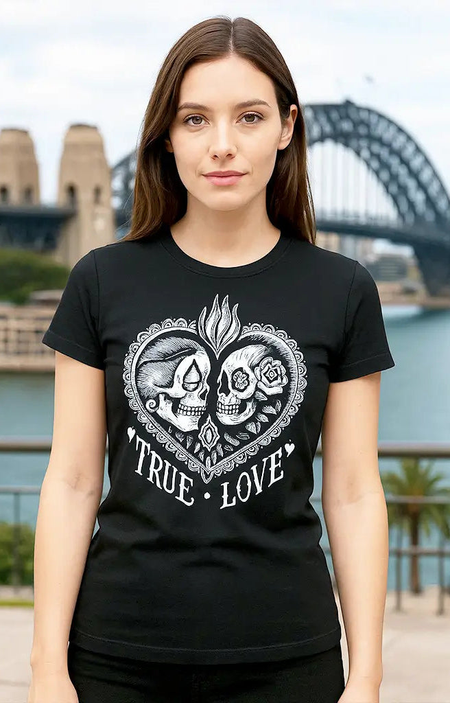 Cartel Ink Women's Retro T-Shirt - True Love