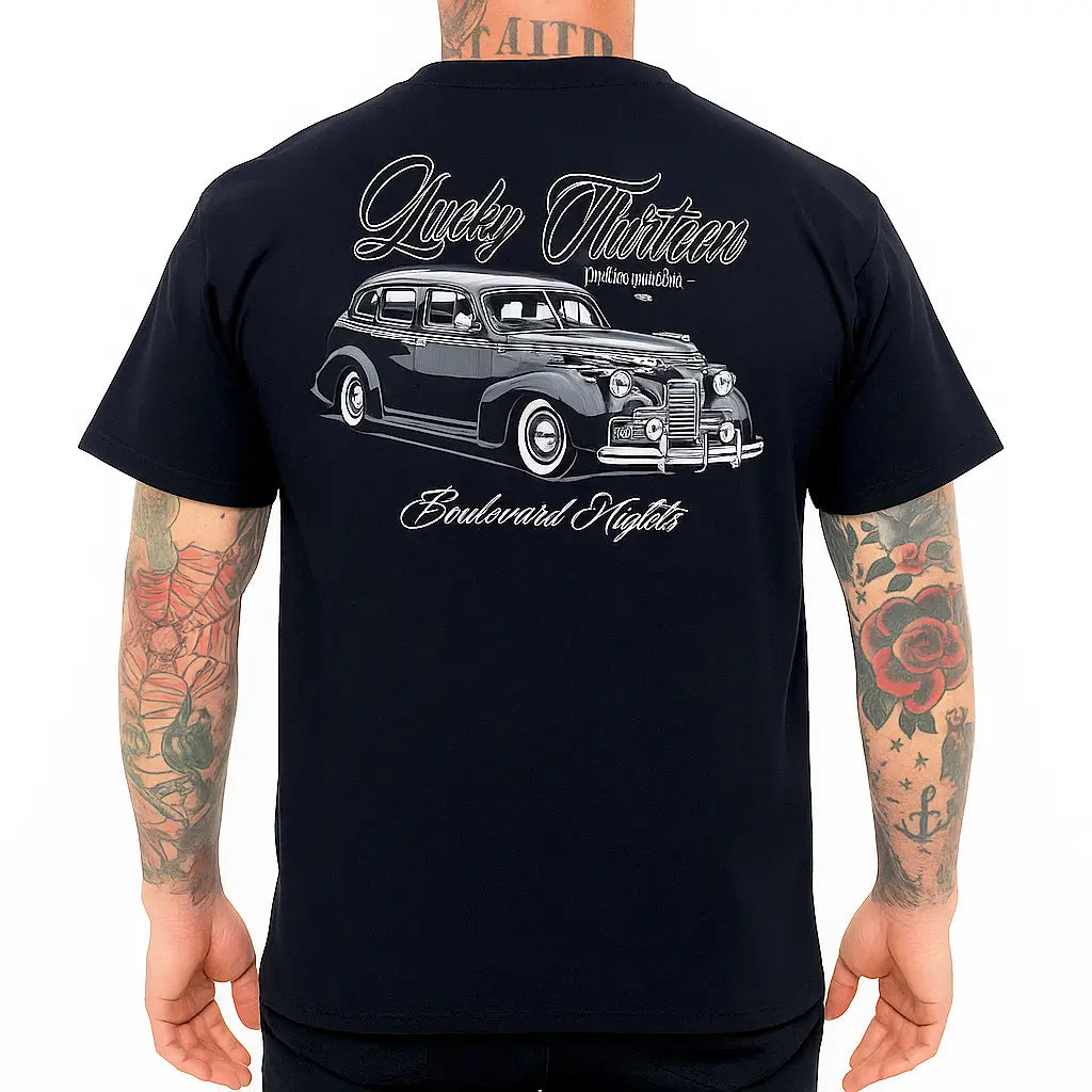 Bomber Hot Rod T-Shirt – Lucky 13 Men's Tee