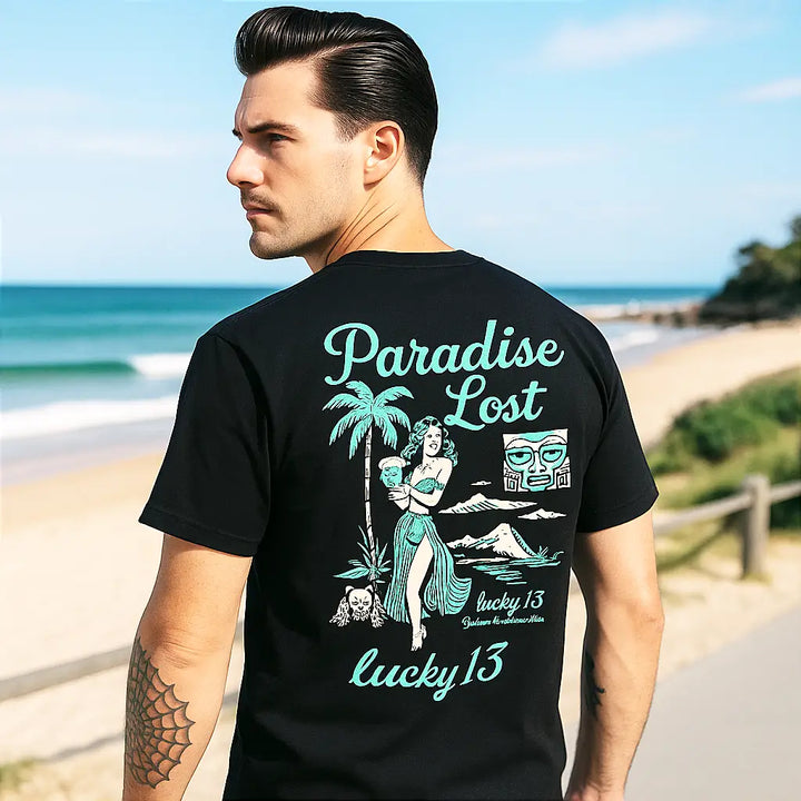 Paradise Lost Hot Rod T-Shirt – Lucky 13 Men's Tee