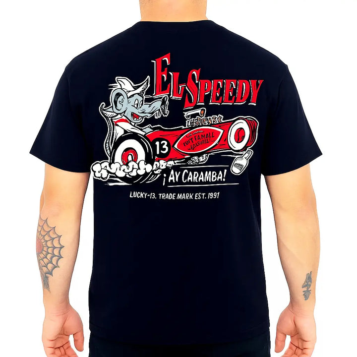 El Speedy Hot Rod T-Shirt – Lucky 13 Men's Tee