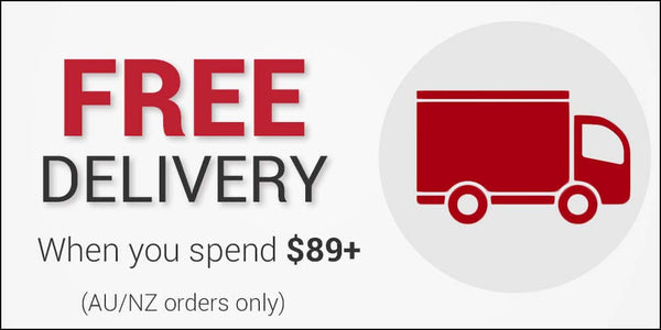 Free delivery when you spend $89 + in Australia and New Zealand