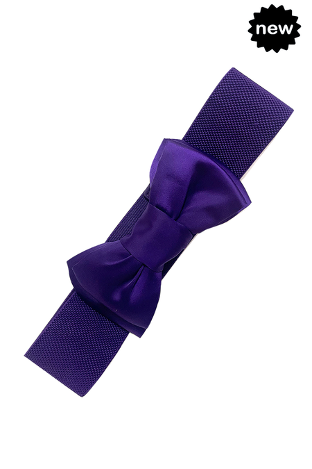 Purple belt on a white background