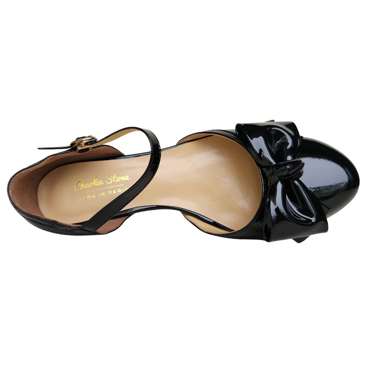 Top image of Charlie Stone Shoe Alba in Paris in nude colour