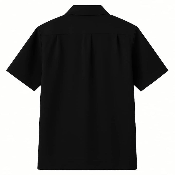 Black shirt on a white background