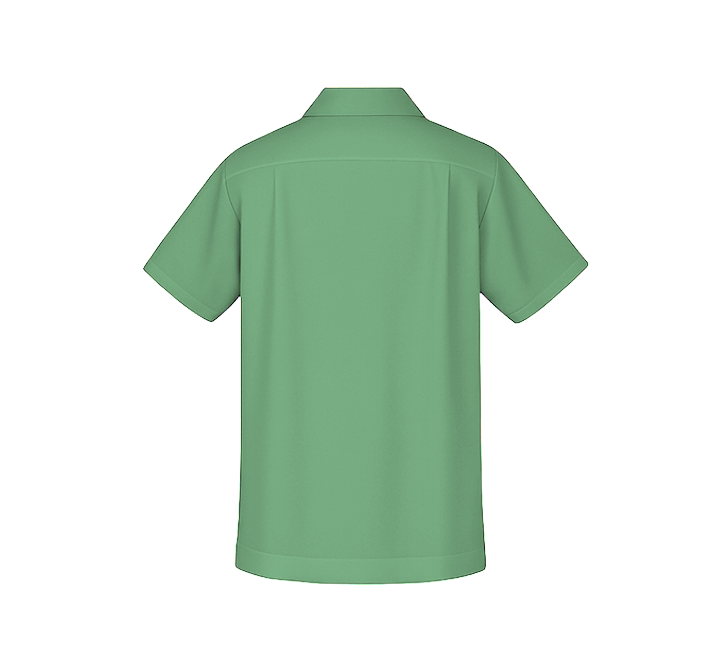 Sage Back shirt on a white background