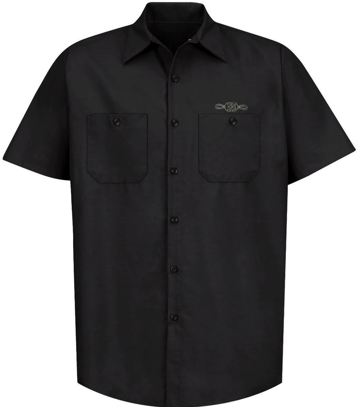 Black Dragger Hot Rod Work Shirt - Lucky 13 Men's Rockabilly