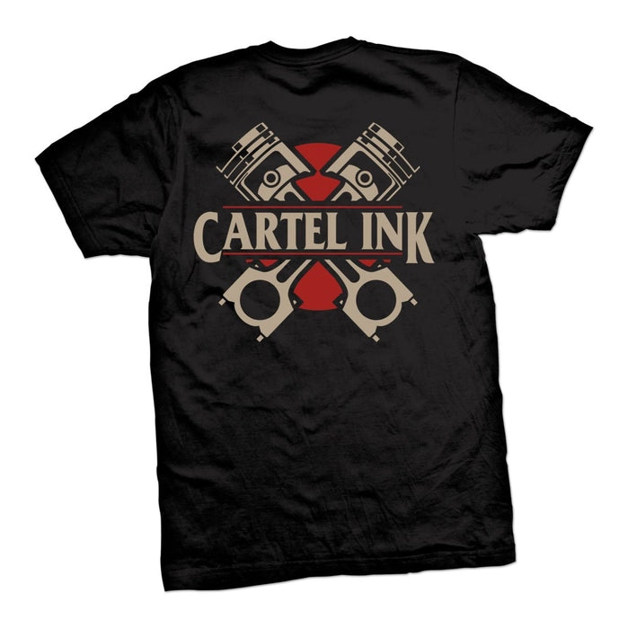 Cartel Ink Go Fast Ride Hard T-Shirt - Black Men's Australia