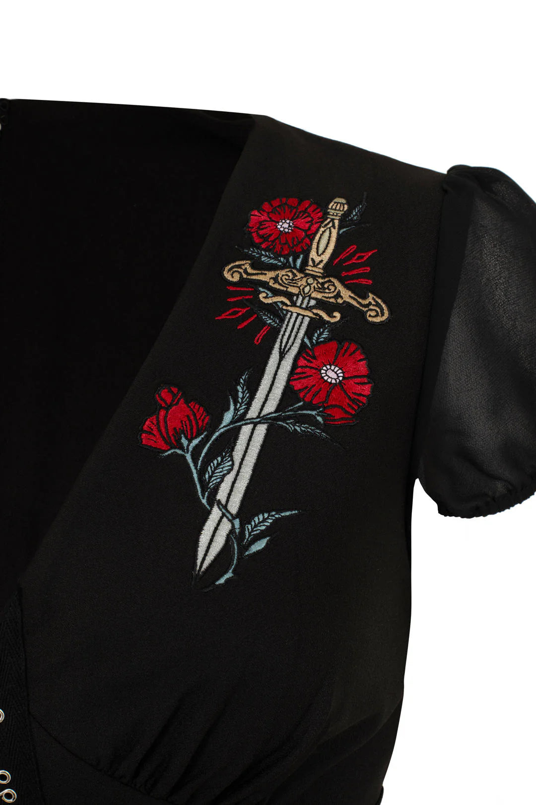 Black Gothic Dress Women Hell Bunny Elyse Swords Roses Australia Atomic Cherry Black Gothic Dress Women Hell Bunny Elyse Swords Roses Australia Atomic Cherry