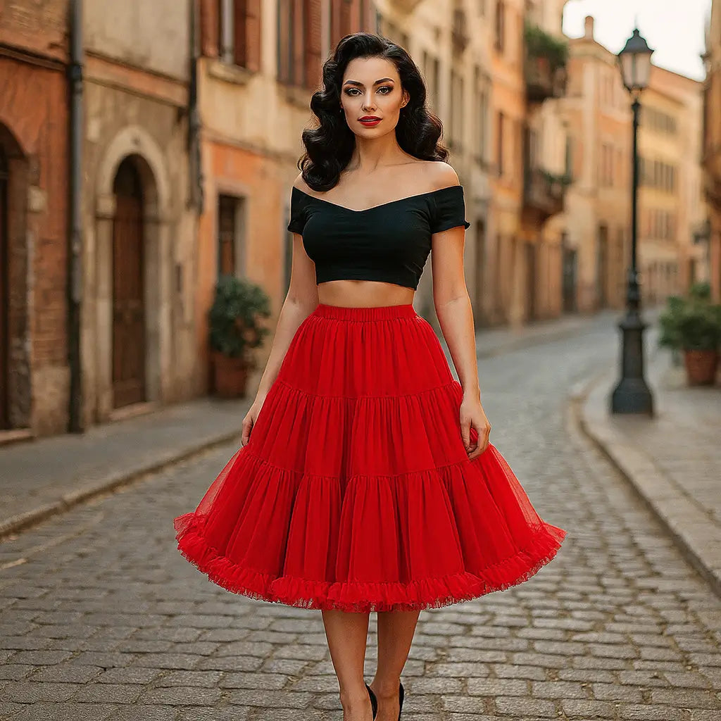 23" Petticoat - Banned 1950s Rockabilly Soft & Fluffy Underskirt