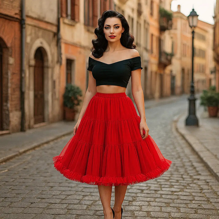 23" Petticoat - Banned 1950s Rockabilly Soft & Fluffy Underskirt