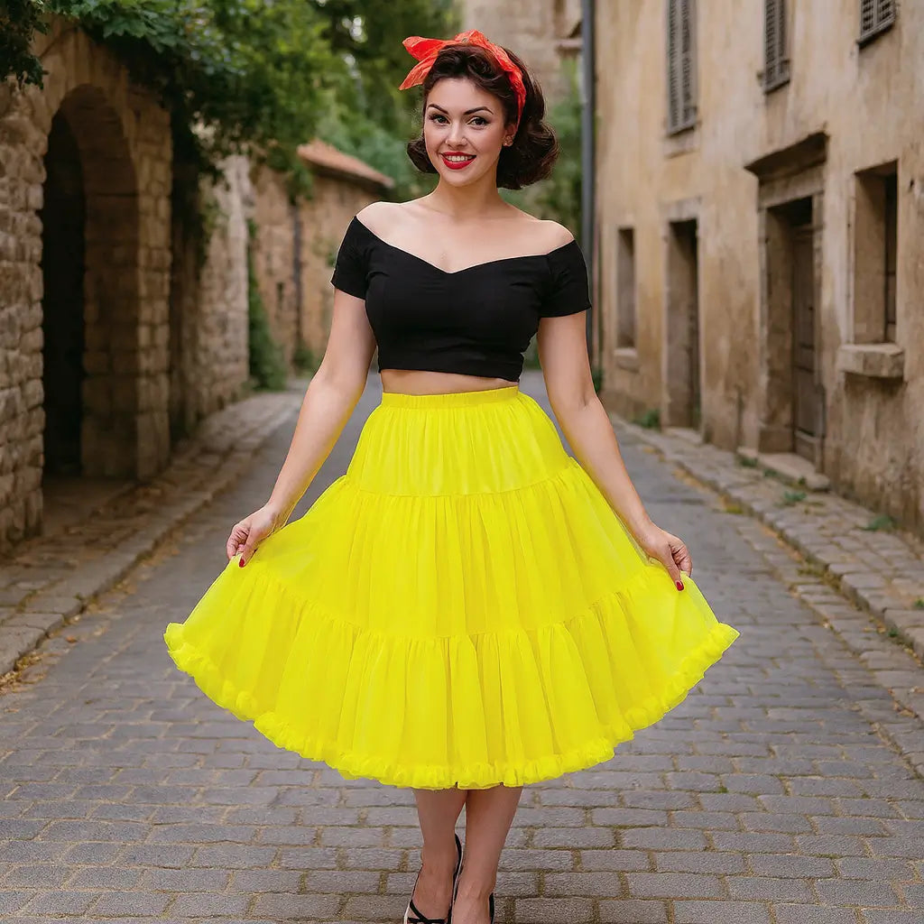 23" Petticoat - Banned 1950s Rockabilly Soft & Fluffy Underskirt