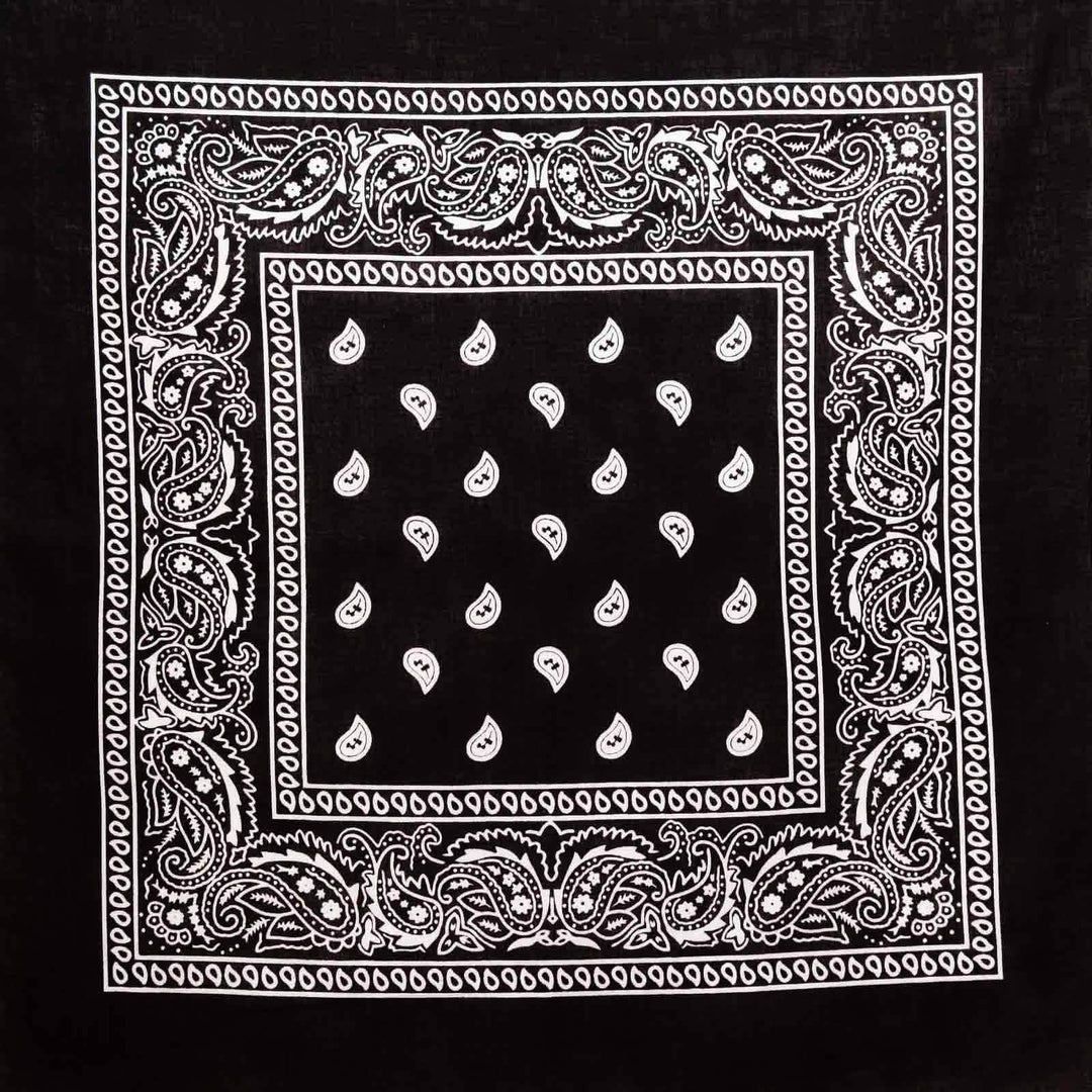 Classic Paisley Bandana - Atomic Cherry Retro Rockabilly