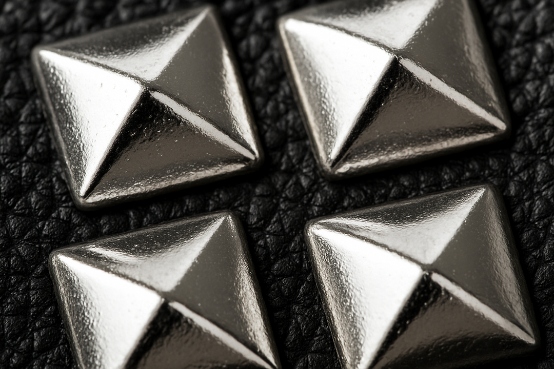 close-up-of-nickel-coated-studs Top View