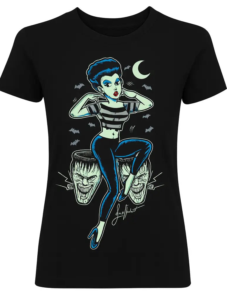 Cartel Ink Women's T-Shirt - Frankenstein Rocker