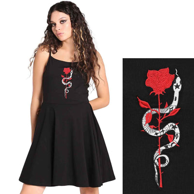 Hell Bunny Temptation Dress model image front