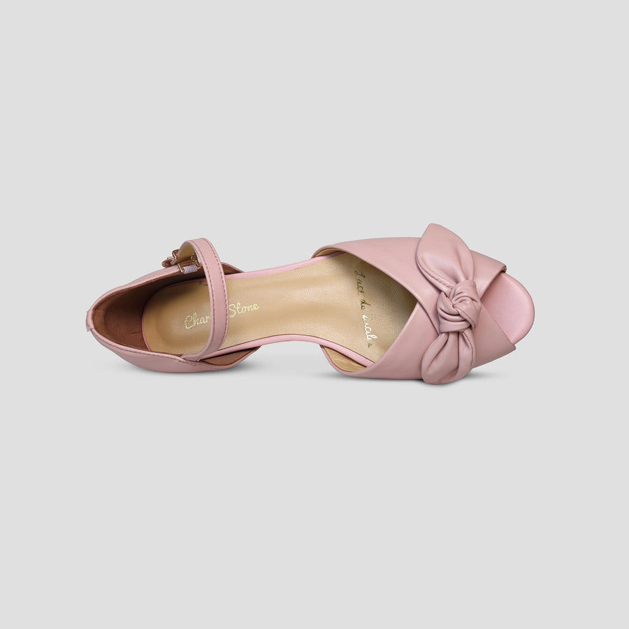 Pink vintage flats