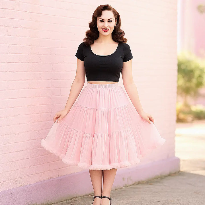 Light Pink 1950s Petticoat Banned 23"