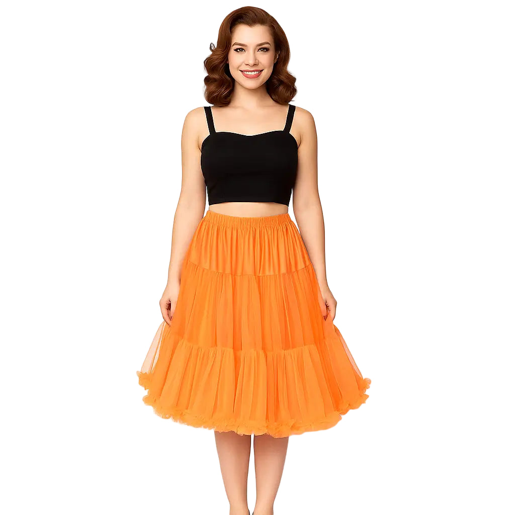 Orange 1950s Petticoat Banned 23"