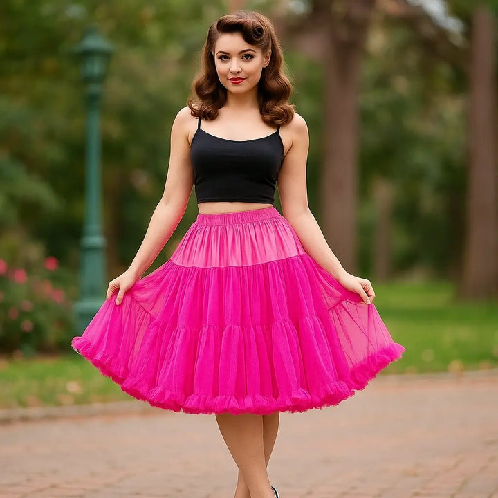 Hot Pink 1950s Petticoat Banned 23"