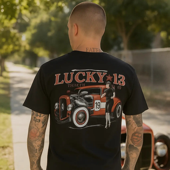 Adrian Hot Rod T-Shirt – Lucky 13 Men's Tee