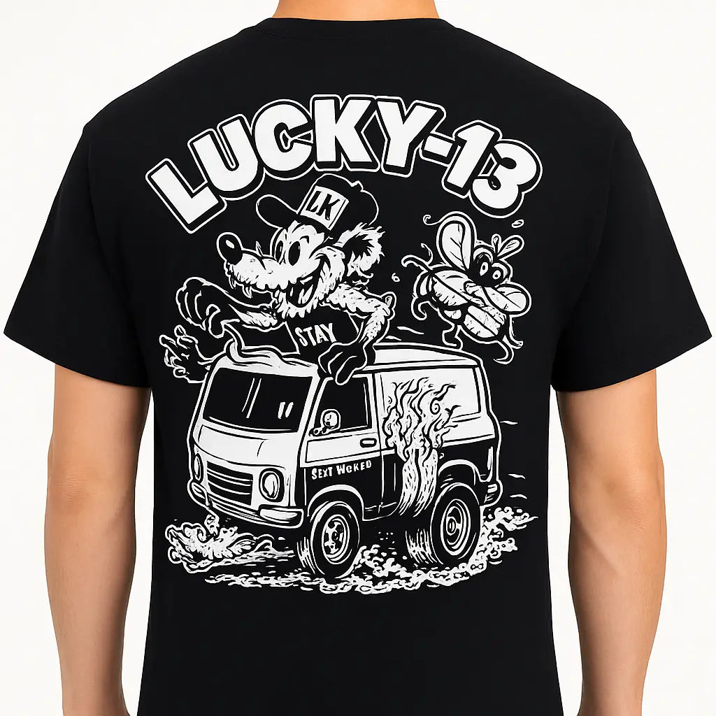 Swamp Rat Hot Rod T-Shirt – Lucky 13 Men's Tee