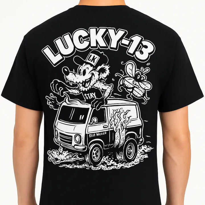 Swamp Rat Hot Rod T-Shirt – Lucky 13 Men's Tee