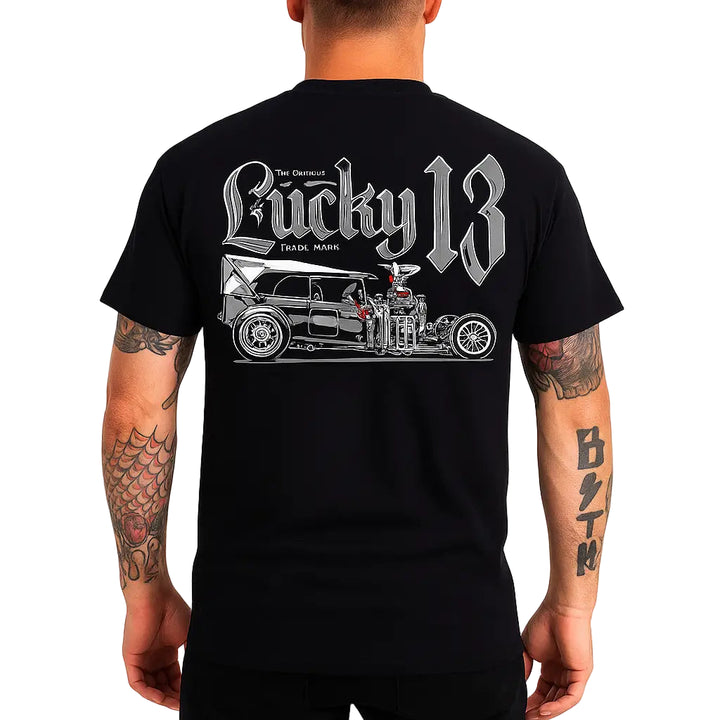 Grey Ghost Hot Rod T-Shirt – Lucky 13 Men's Tee