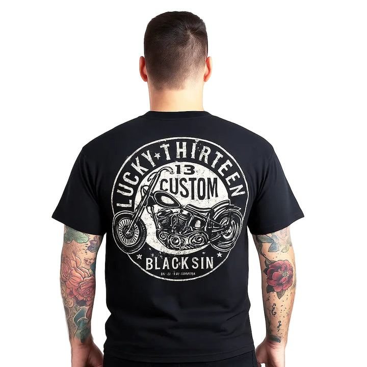 Black Sin Hot Rod T-Shirt – Lucky 13 Men's Tee