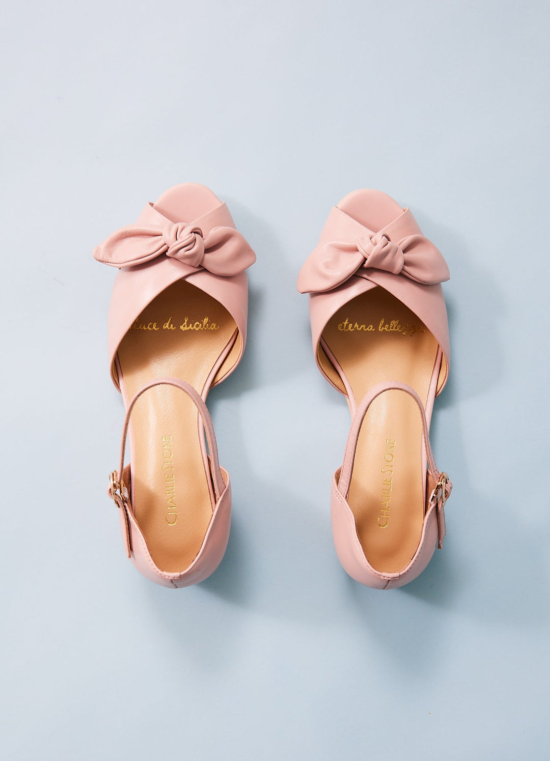 Pink vintage flats