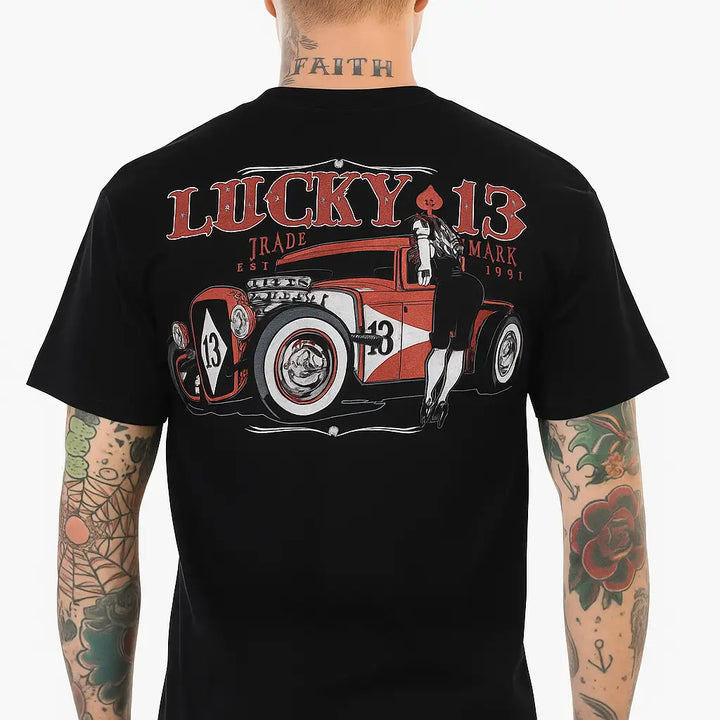 Adrian Hot Rod T-Shirt – Lucky 13 Men's Tee