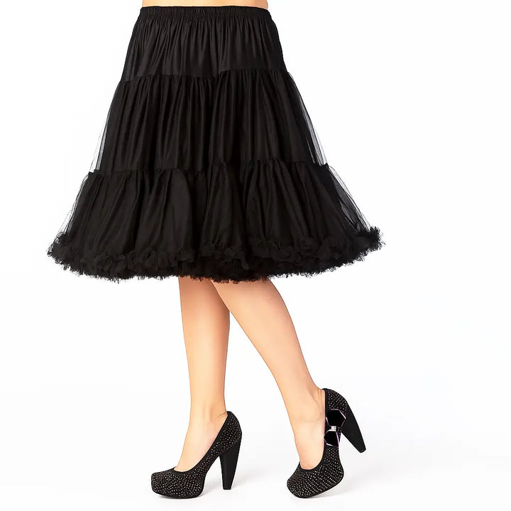 Black 1950s Petticoat Banned 23"