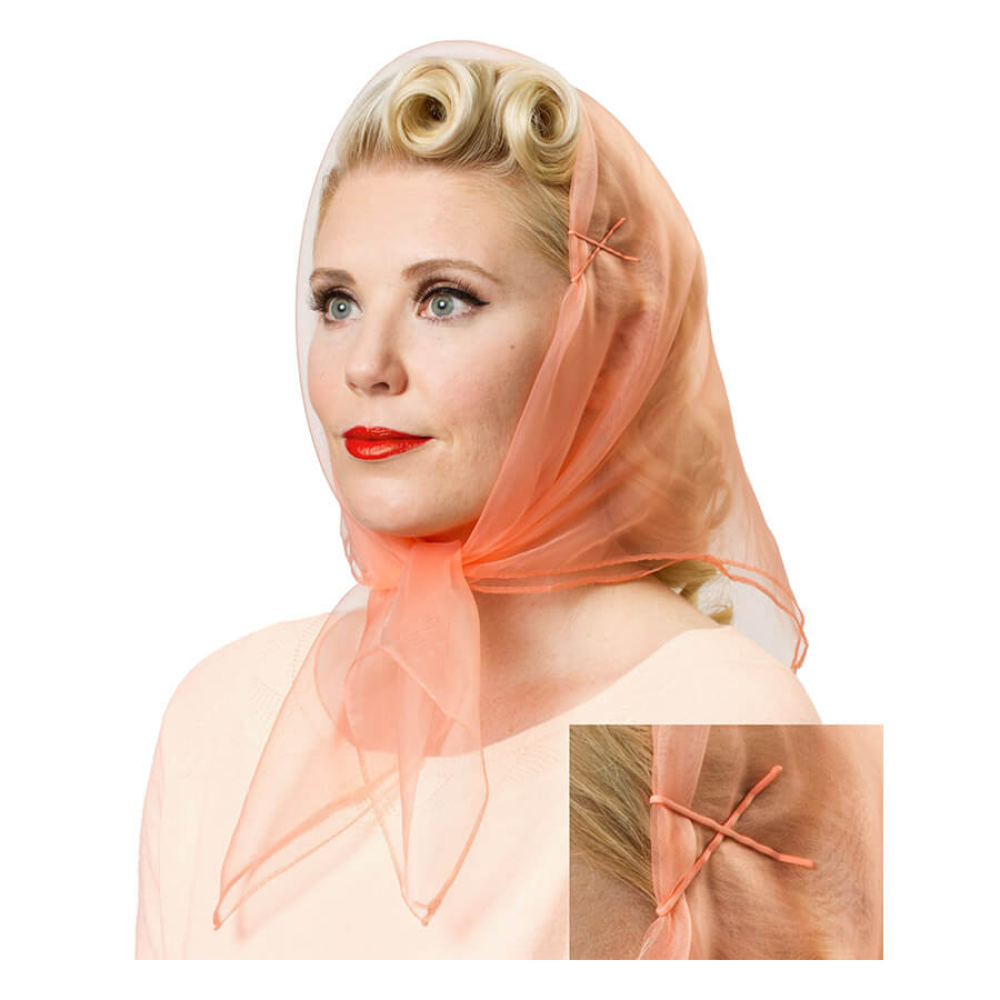 Vintage Hairstyling Tidy Tresses Hair Scarves