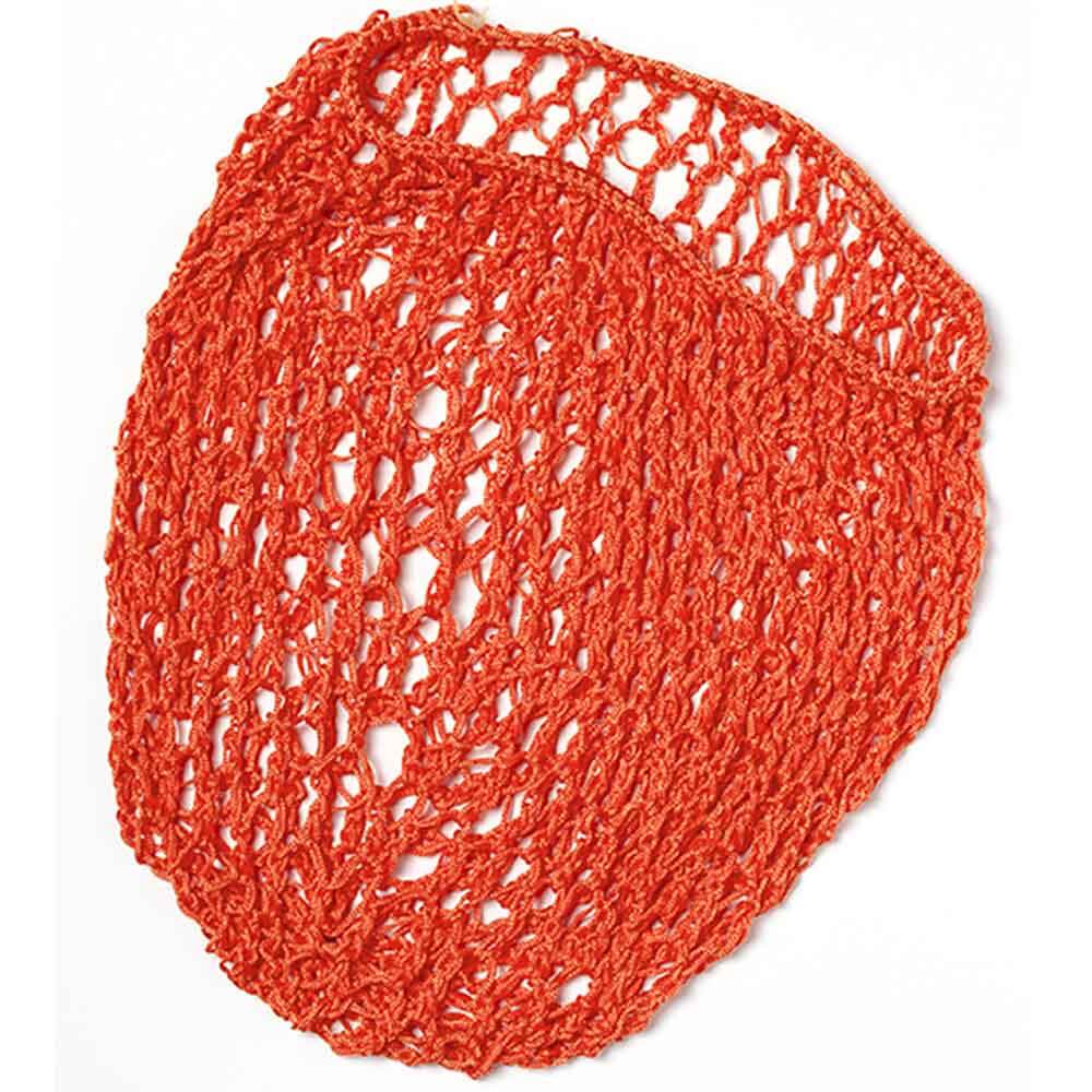 Warm Coral  hair snood