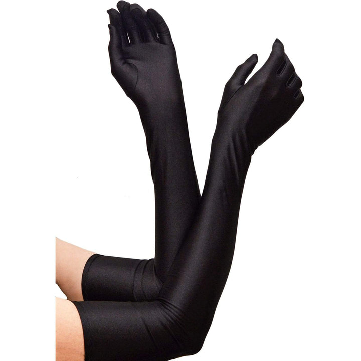 Image of Evening Gloves - Long (55cm) - Black