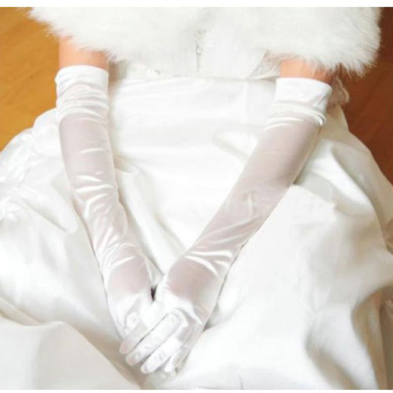 Evening Gloves - Long (53cm) - White