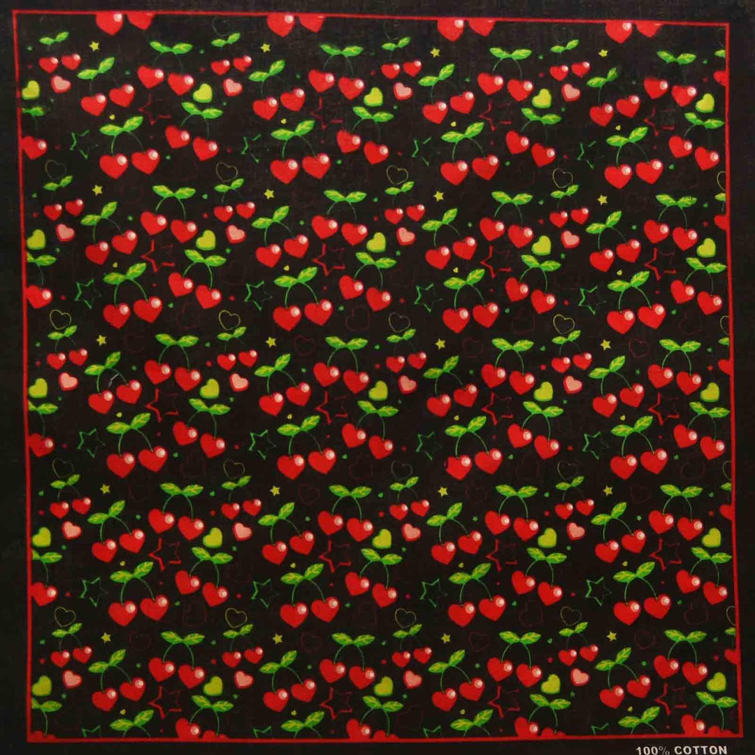 Image of Heart Cherries Bandana